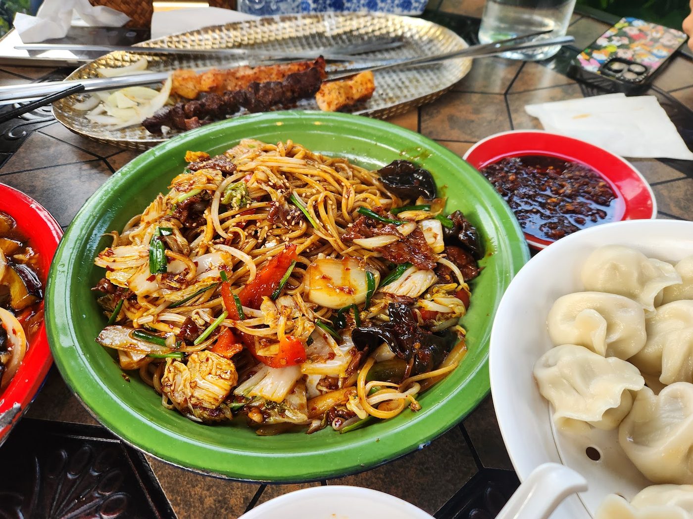 A close look at the food
